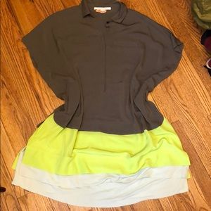 Diane von Furstenberg Neon Hatsu Shirtdress P